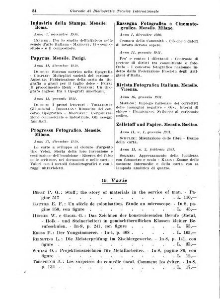 Giornale di bibliografia tecnica internazionale