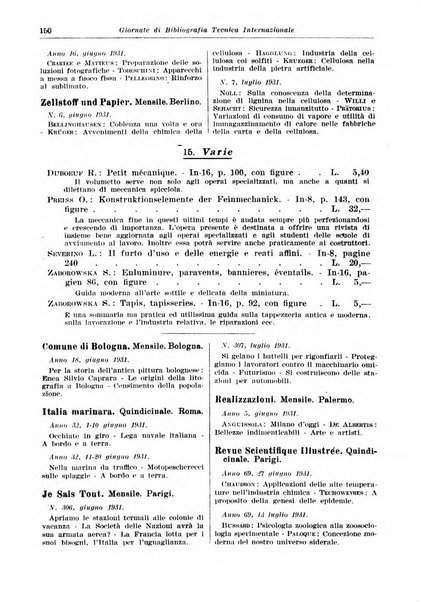 Giornale di bibliografia tecnica internazionale