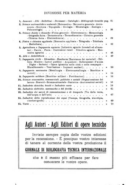 Giornale di bibliografia tecnica internazionale