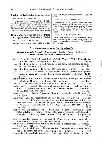 Giornale di bibliografia tecnica internazionale