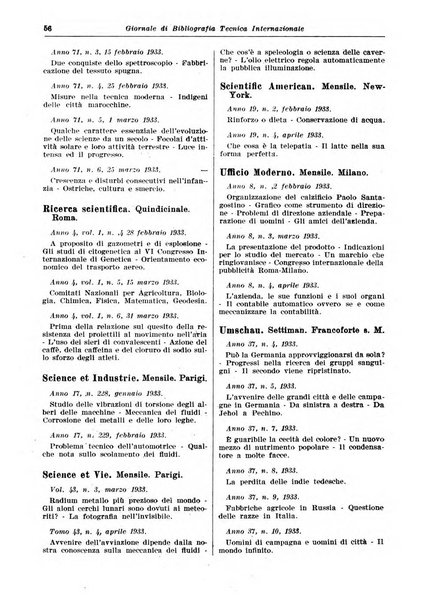 Giornale di bibliografia tecnica internazionale