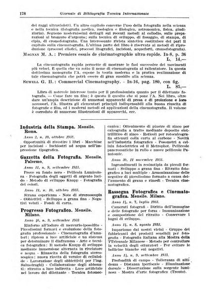 Giornale di bibliografia tecnica internazionale