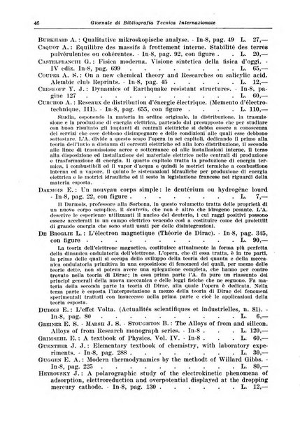 Giornale di bibliografia tecnica internazionale