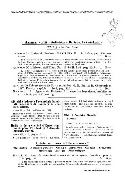 Giornale di bibliografia tecnica internazionale