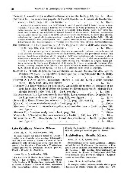 Giornale di bibliografia tecnica internazionale