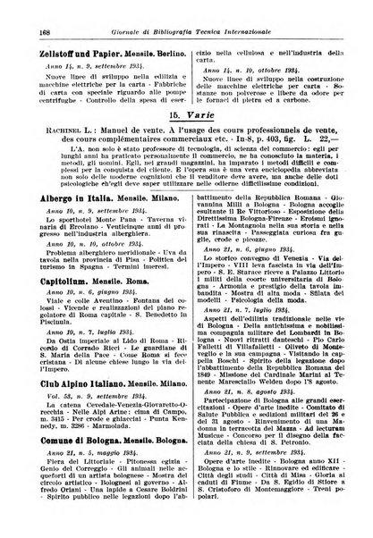 Giornale di bibliografia tecnica internazionale