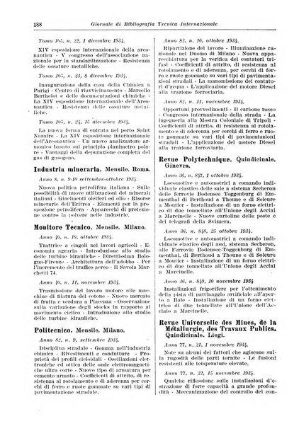 Giornale di bibliografia tecnica internazionale