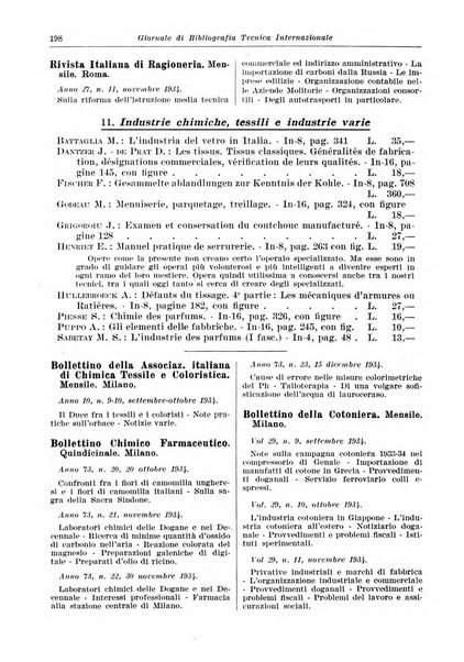 Giornale di bibliografia tecnica internazionale