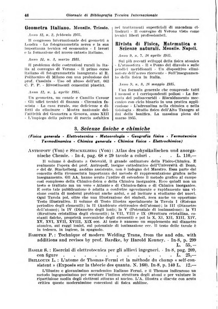 Giornale di bibliografia tecnica internazionale