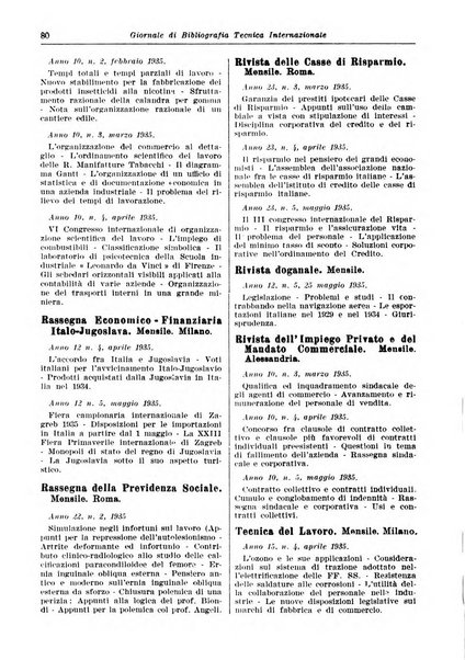 Giornale di bibliografia tecnica internazionale