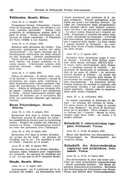 Giornale di bibliografia tecnica internazionale