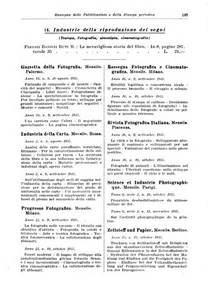 Giornale di bibliografia tecnica internazionale