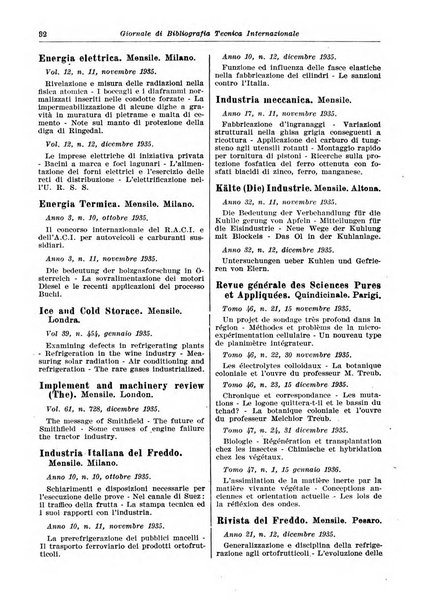 Giornale di bibliografia tecnica internazionale