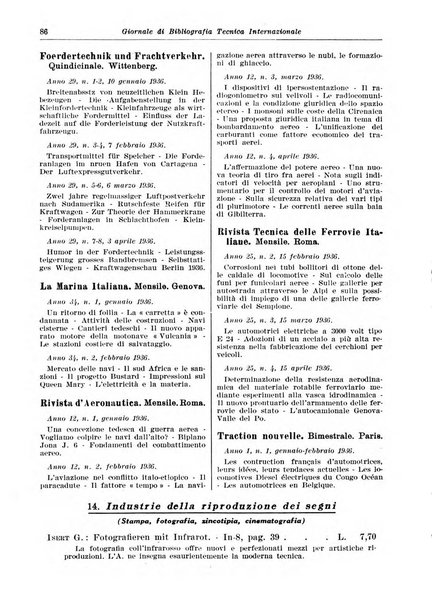 Giornale di bibliografia tecnica internazionale