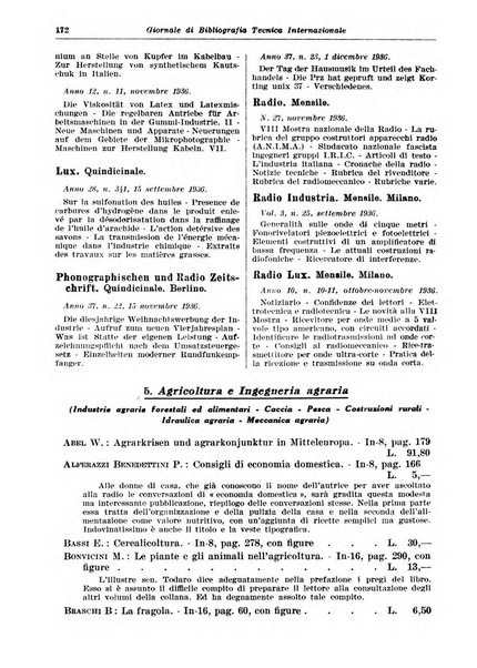 Giornale di bibliografia tecnica internazionale