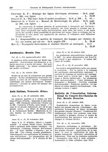 Giornale di bibliografia tecnica internazionale