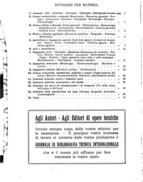 Giornale di bibliografia tecnica internazionale