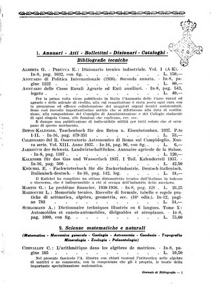 Giornale di bibliografia tecnica internazionale