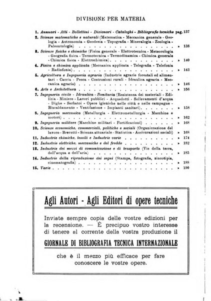 Giornale di bibliografia tecnica internazionale