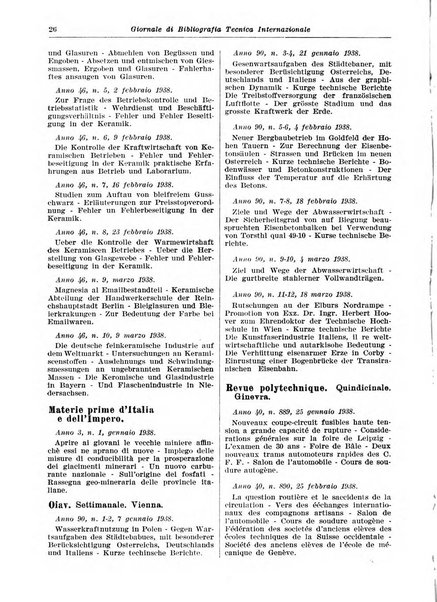 Giornale di bibliografia tecnica internazionale