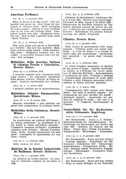 Giornale di bibliografia tecnica internazionale