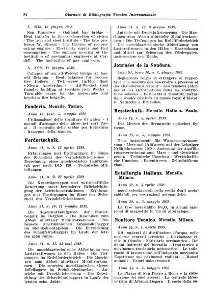 Giornale di bibliografia tecnica internazionale