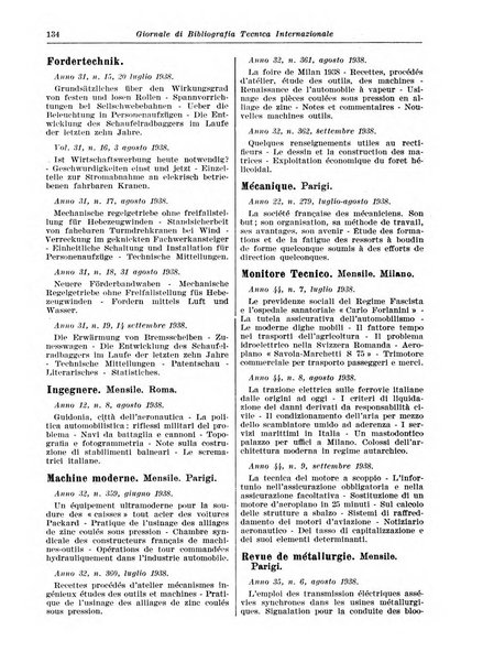 Giornale di bibliografia tecnica internazionale