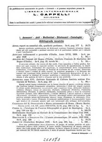 Giornale di bibliografia tecnica internazionale