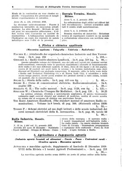 Giornale di bibliografia tecnica internazionale