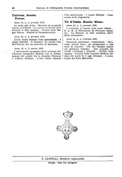 Giornale di bibliografia tecnica internazionale