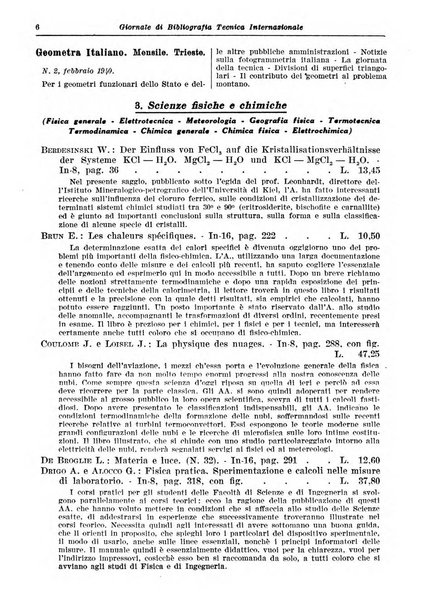 Giornale di bibliografia tecnica internazionale