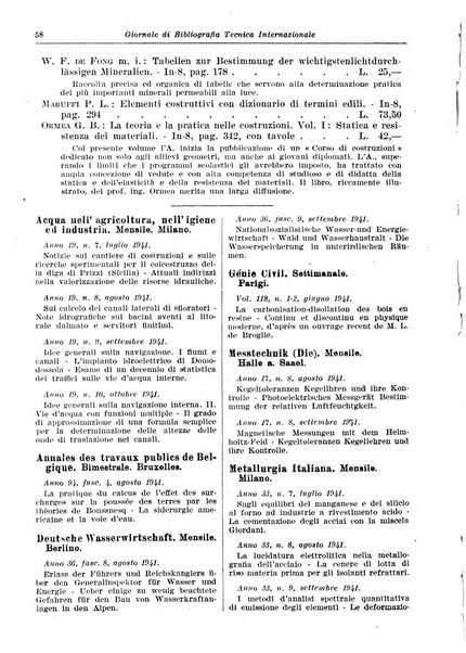 Giornale di bibliografia tecnica internazionale