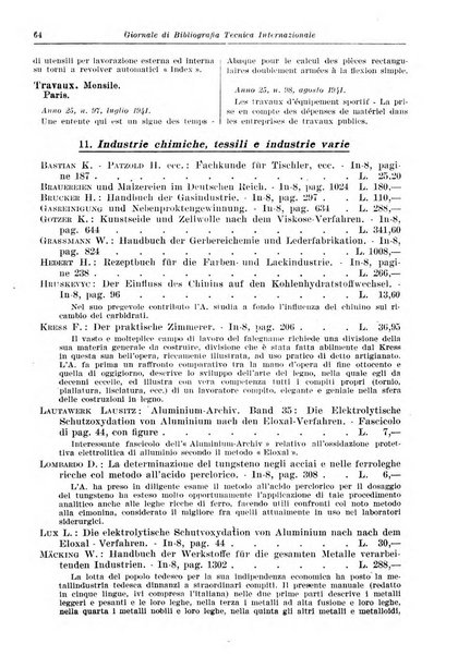 Giornale di bibliografia tecnica internazionale