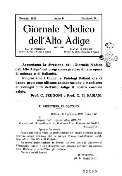 Giornale medico dell'Alto Adige