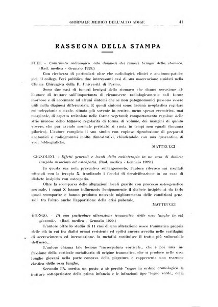 Giornale medico dell'Alto Adige