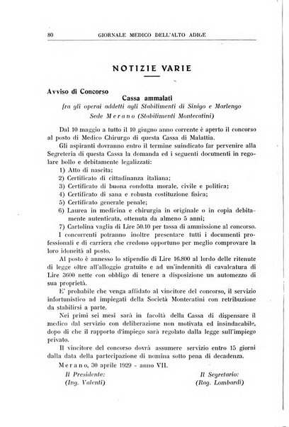 Giornale medico dell'Alto Adige