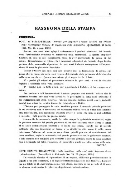 Giornale medico dell'Alto Adige