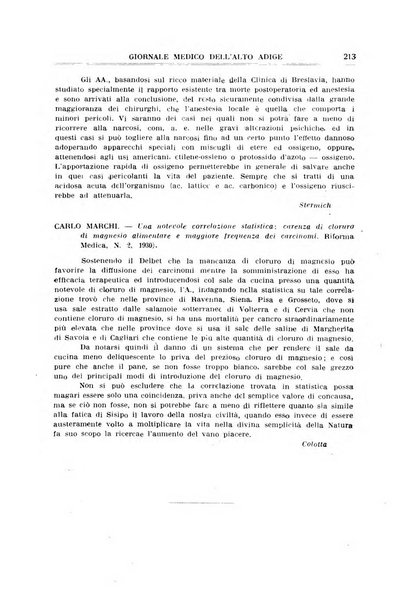 Giornale medico dell'Alto Adige