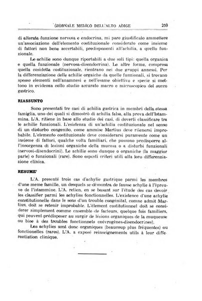 Giornale medico dell'Alto Adige