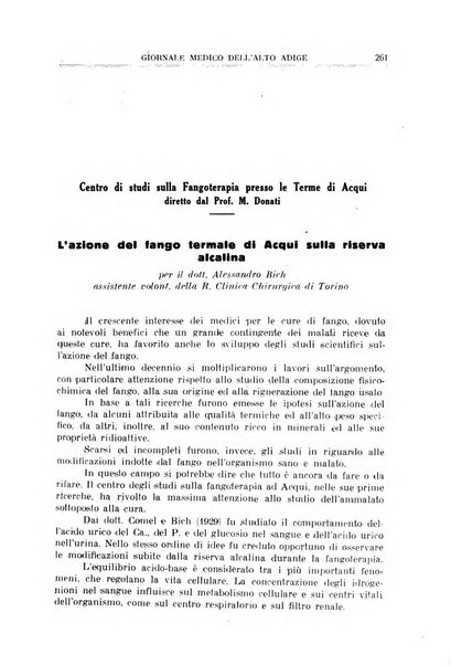 Giornale medico dell'Alto Adige