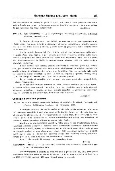 Giornale medico dell'Alto Adige