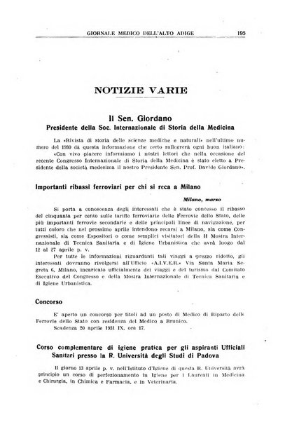 Giornale medico dell'Alto Adige