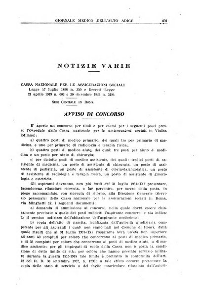 Giornale medico dell'Alto Adige