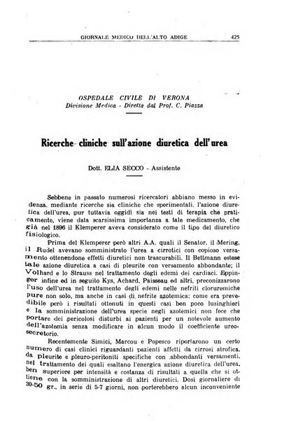 Giornale medico dell'Alto Adige