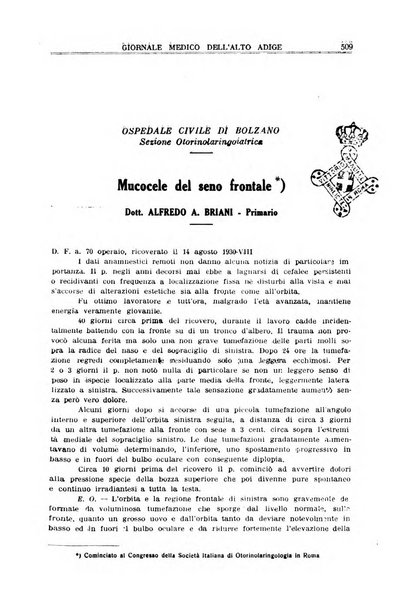 Giornale medico dell'Alto Adige