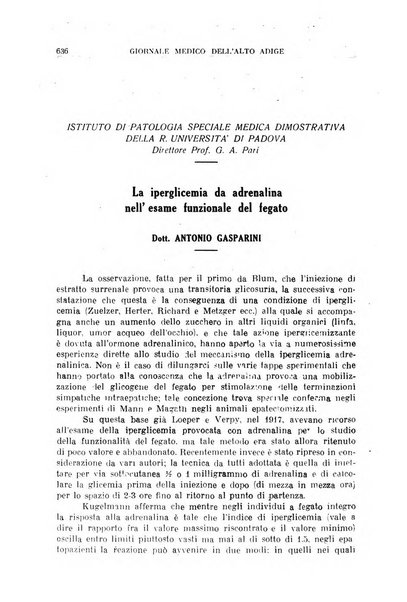 Giornale medico dell'Alto Adige