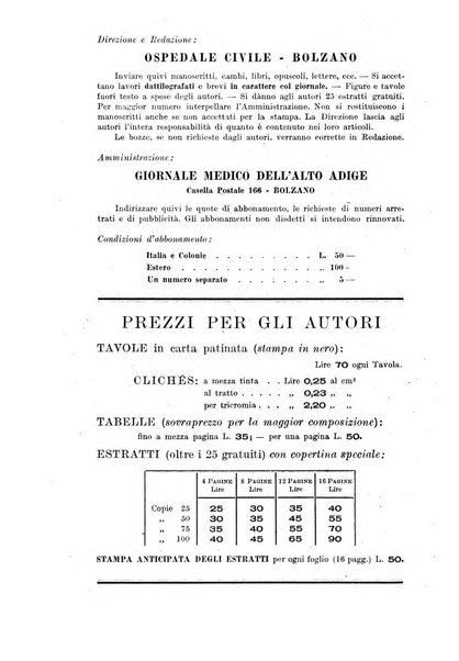 Giornale medico dell'Alto Adige