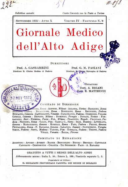 Giornale medico dell'Alto Adige