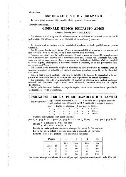 Giornale medico dell'Alto Adige