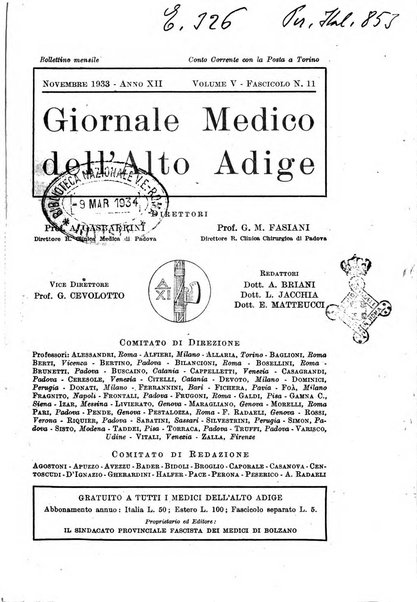 Giornale medico dell'Alto Adige